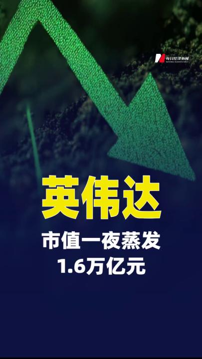 英伟达市值一夜蒸发1.6万亿元