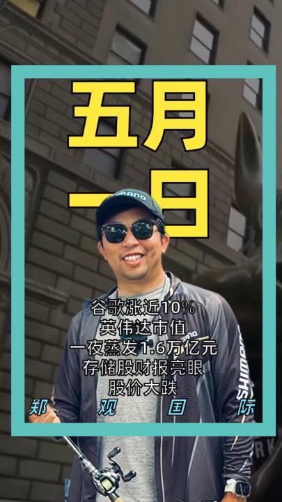 谷歌涨近10%， 英伟达市值 一夜蒸发1.6万亿元， 存储股财报亮眼， 股价大跌