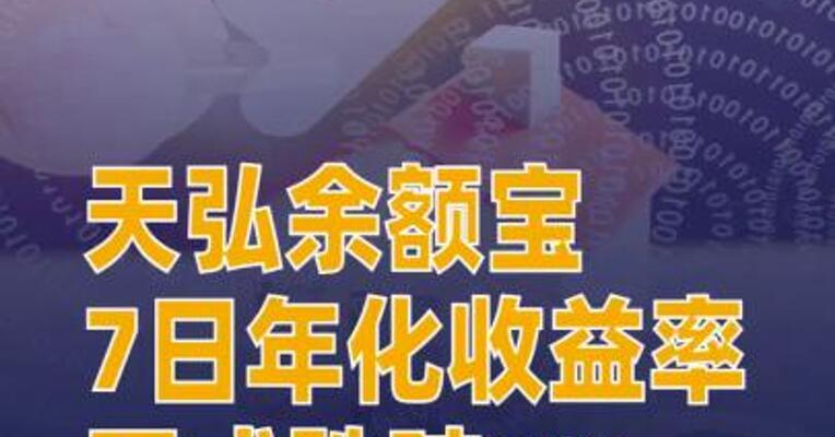 天弘余额宝7日年化收益率正式跌破1%