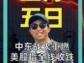 中东战火重燃 美股指全线收跌 油价飙涨近6%