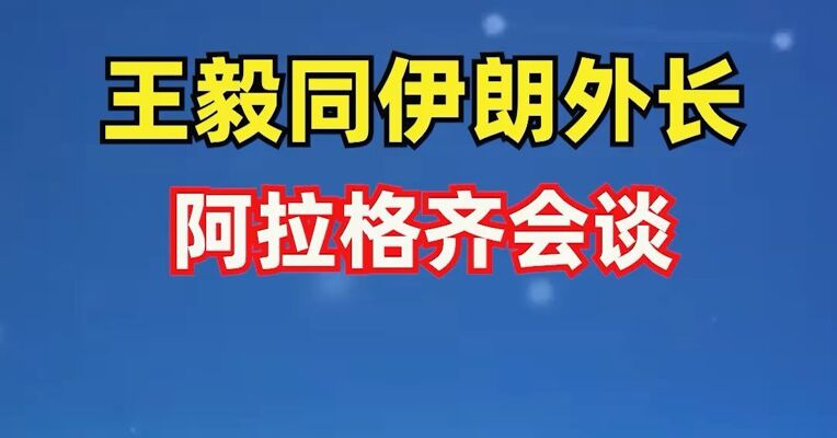 王毅同伊朗外长阿拉格齐会谈
