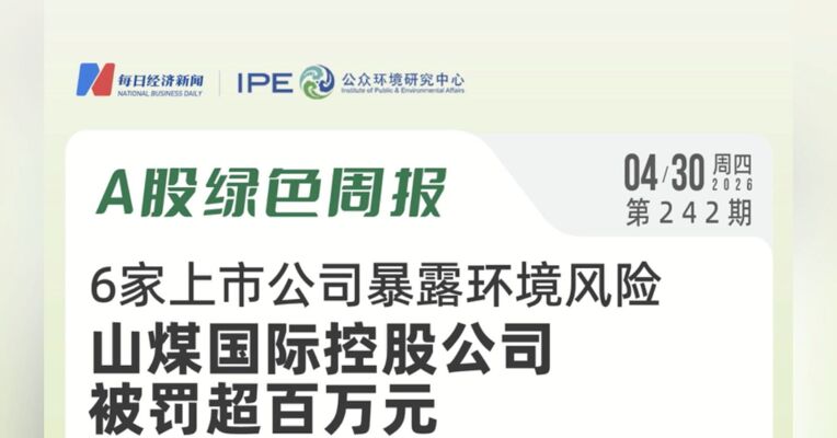 绿色投资排雷周报：因超过许可排放浓度排放水污染物，银轮股份控股公司被罚24.2万元