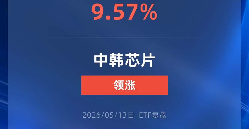 中韩半导体ETF华泰柏瑞涨超9%