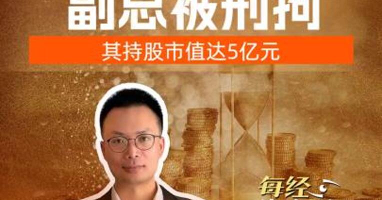A股“新股王”副总被刑拘，其持股市值约5亿元