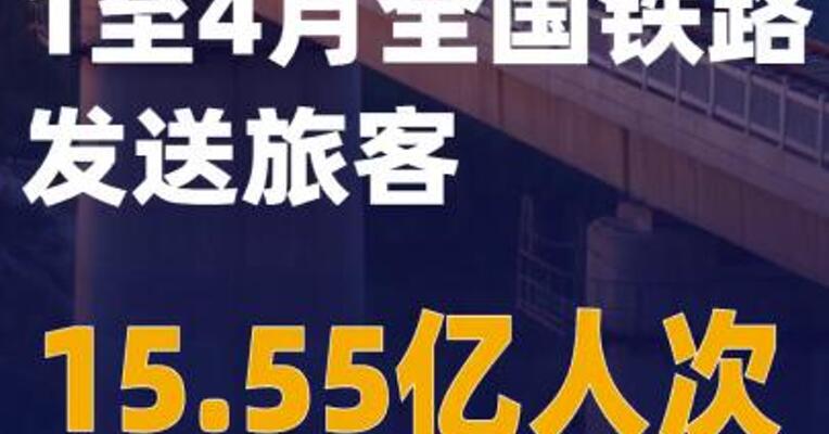 1至4月全国铁路发送旅客15.55亿人次