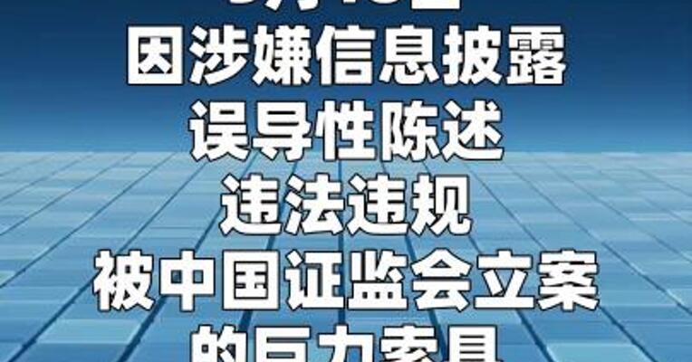 巨力索具回应信披违规  