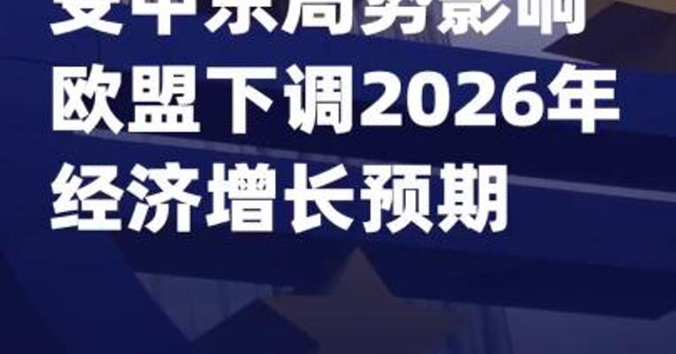 受中东局势影响 欧盟下调2026年 经济增长预期