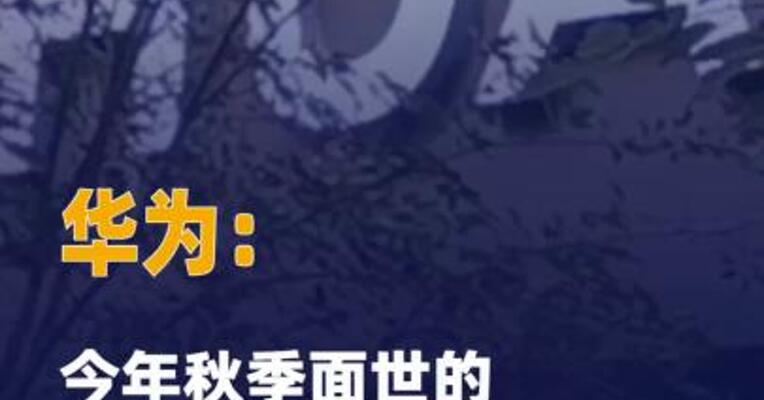 华为：今年秋季面世的 麒麟手机芯片性能将大幅提升