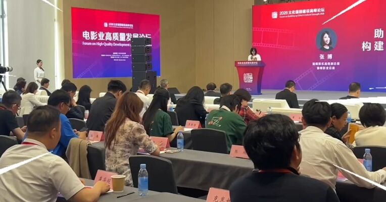 《给阿嬷的情书》两主演化身同桌 现身文博会分论坛听课
