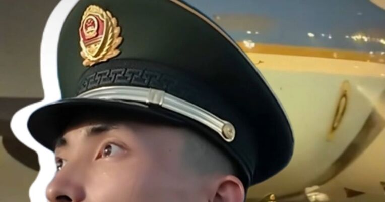 特朗普专机前岿然不动的中国军人海外走红 国防部发声：动若雷霆，不动如山