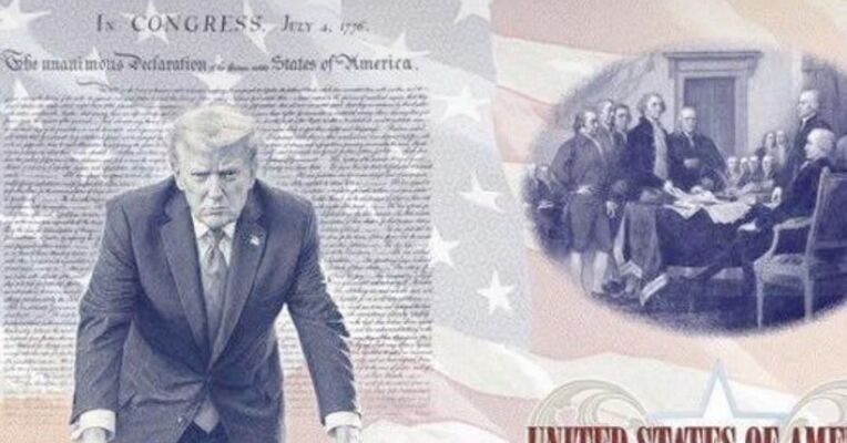 美国计划发行印有特朗普肖像的护照，特朗普社交账号发布新版美国护照设计图片，并写着“欢迎，但要乖”