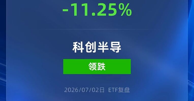 科创半导体ETF华夏跌超11%