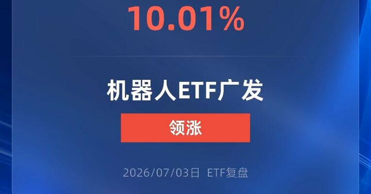 机器人ETF广发涨停