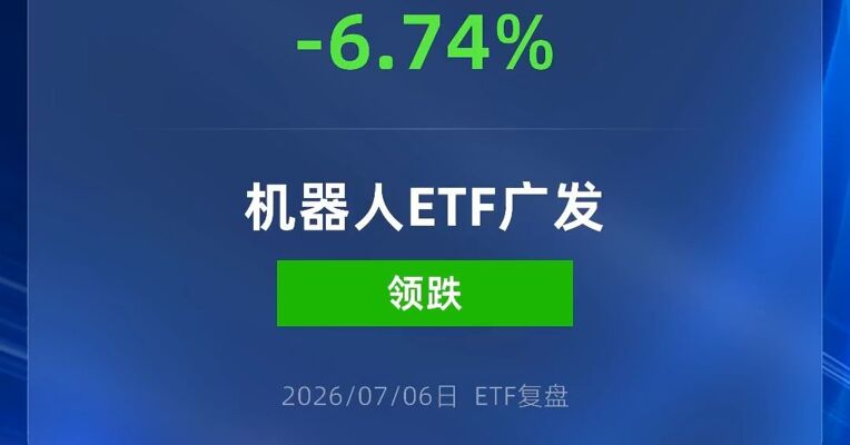 机器人ETF广发跌超6%