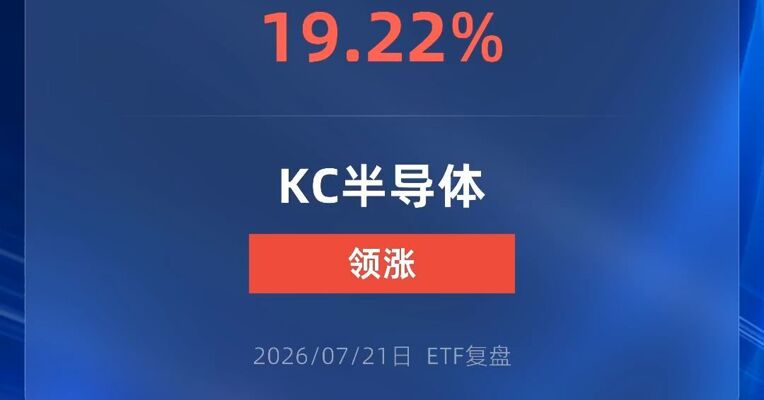 科创半导体设备ETF鹏华涨超19%