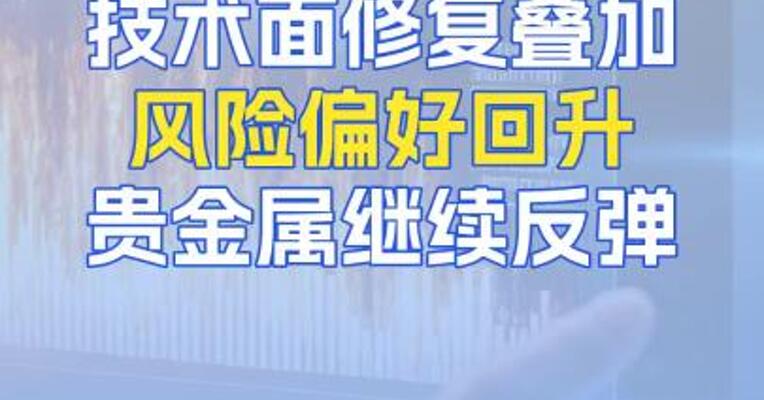 技术面修复叠加风险偏好回升贵金属继续反弹