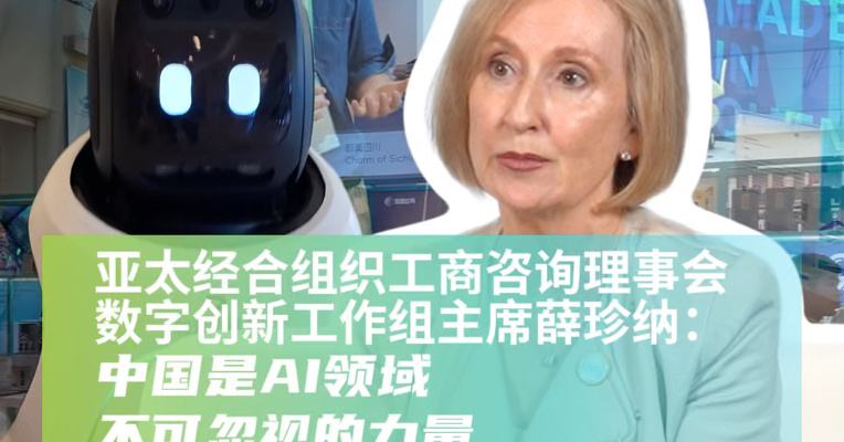 亚太经合组织工商咨询理事会数字创新工作组主席薛珍纳：中国是AI领域不可忽视的力量，成都正参与定义未来