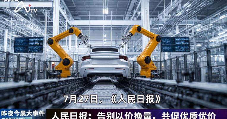 2026年7月28日汽车新版早参