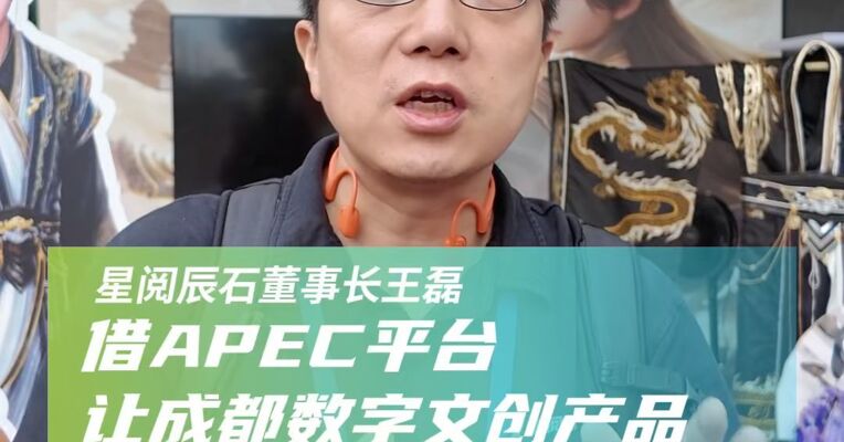 星阅辰石董事长王磊：借APEC平台，让成都数字文创产品走向海外