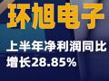 环旭电子：上半年净利润同比增长28.85%