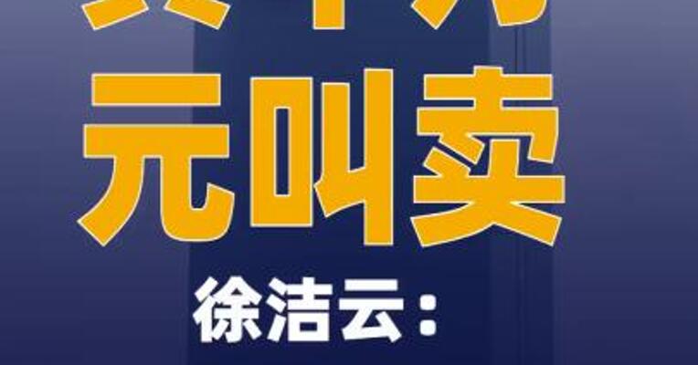 黄牛万元叫卖徐洁云：小米汽车没有F码