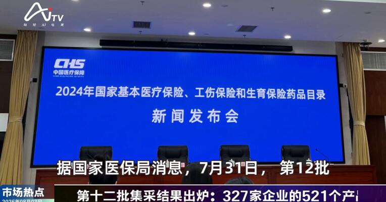 2026年8月3日医药市场热点