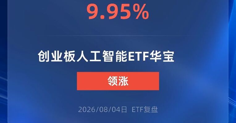 创业板人工智能ETF华宝涨近10%