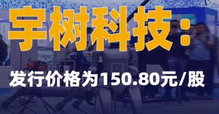 宇树科技：发行价格为150.80元/股