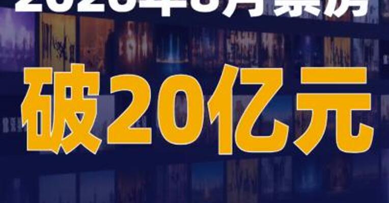 2026年8月票房破20亿元