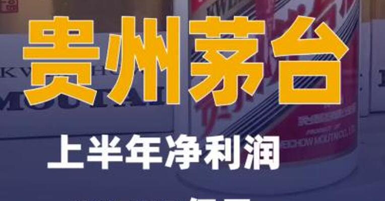 贵州茅台上半年净利润445.17亿元