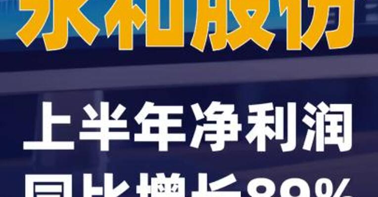永和股份：上半年净利润同比增长89%
