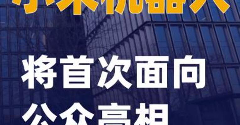 小米机器人将首次面向公众亮相