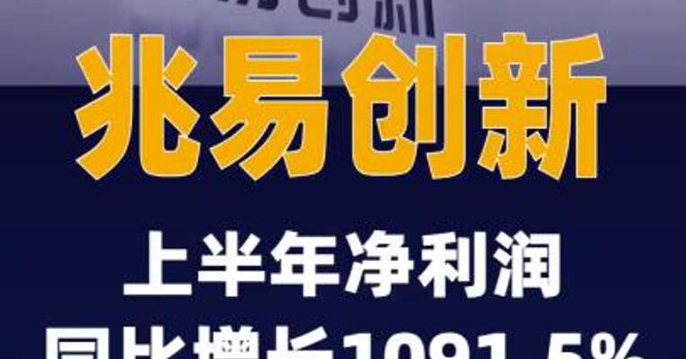 兆易创新：上半年净利润同比增长1091.5%