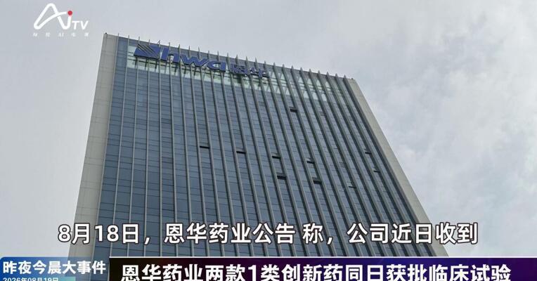 2026年8月19日医药新版早参