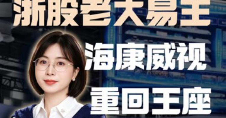 浙股老大易主 海康威视重回王座