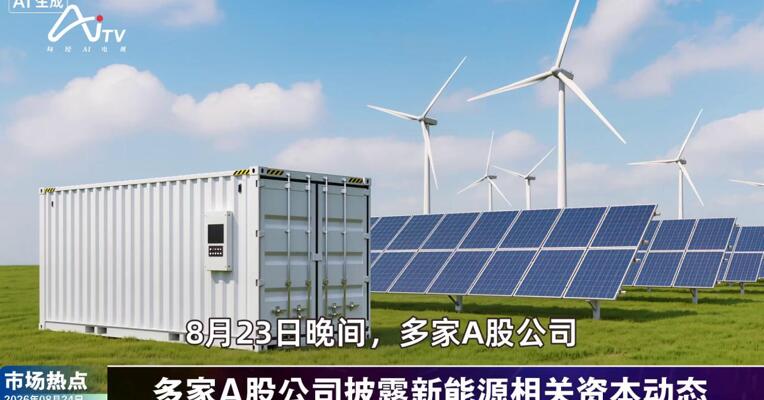 2026年8月24日新能源市场热点