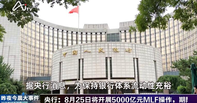 2026年8月25日金融新版早参