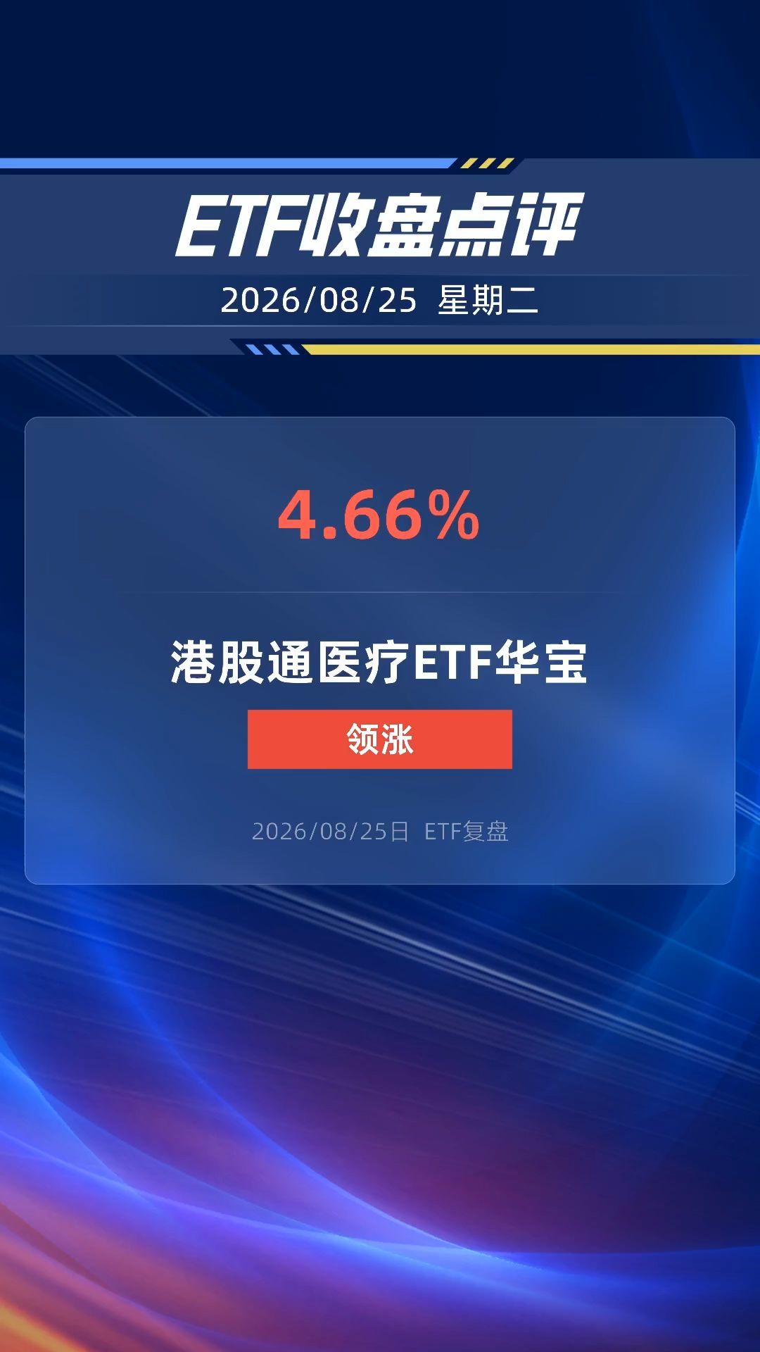 港股通医疗ETF华宝涨超4%