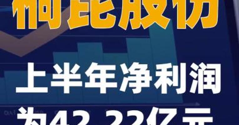 桐昆股份：上半年净利润为42.22亿元