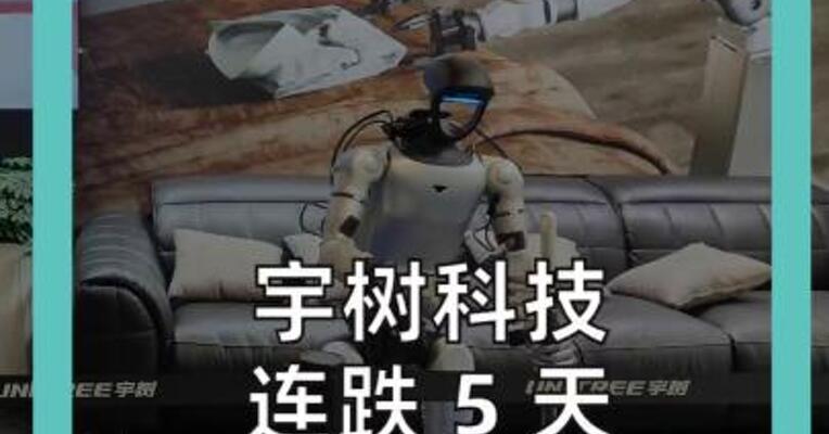 宇树科技 连跌 5 天 股价几近“腰斩”