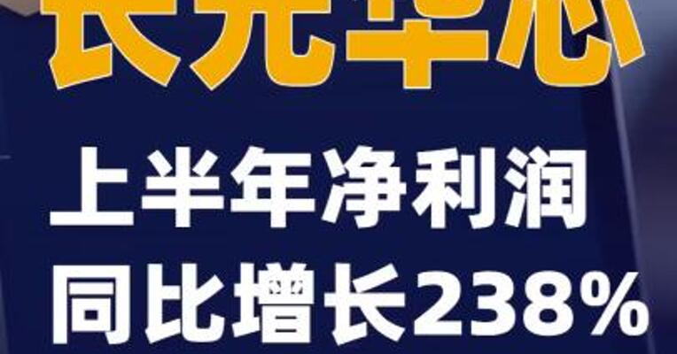 长光华芯：上半年净利润同比增长238%