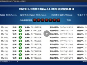 “8·28新政”后上海土地首拍收金156亿元，开发商预期趋于理性