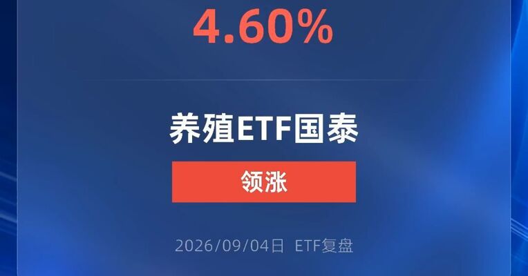 养殖ETF涨超4%