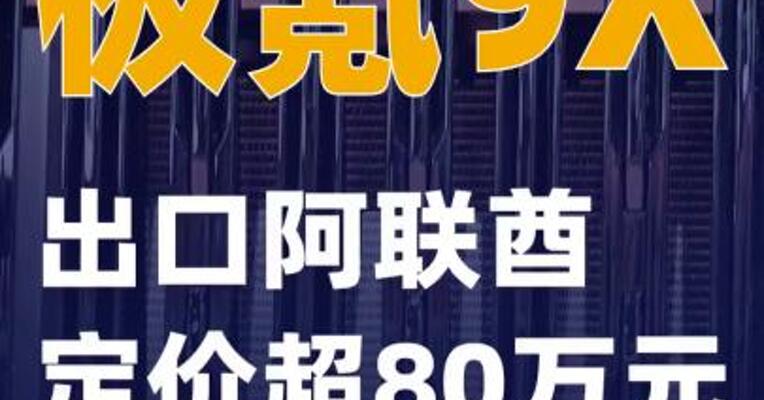 极氪9X出口阿联酋 定价超80万元