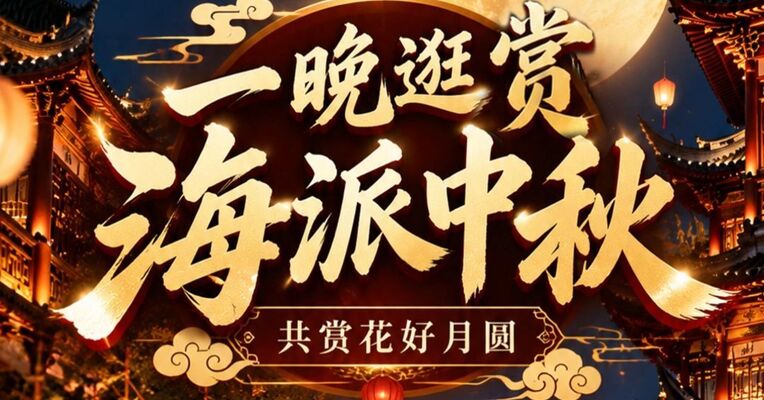 打卡上海豫园，一晚逛赏海派中秋