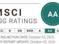 科伦药业连续两年荣获MSCI ESG AA级评级 可持续发展能力再获国际认可