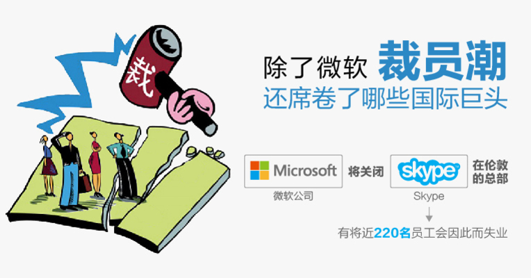除了微软 裁员潮还席卷了哪些国际巨头？