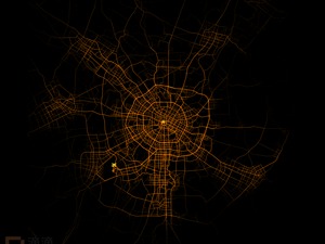 出行大数据描绘城市“星云图” 北京、上海、成都……是这样的！
