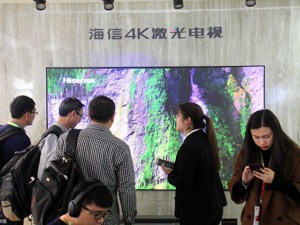海信长虹小米均推激光电视 仍面临售价高市场小难题