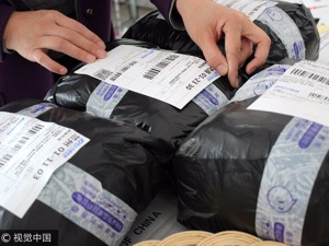 我国快递业务10年增长30倍  包装垃圾膨胀问题不容忽视